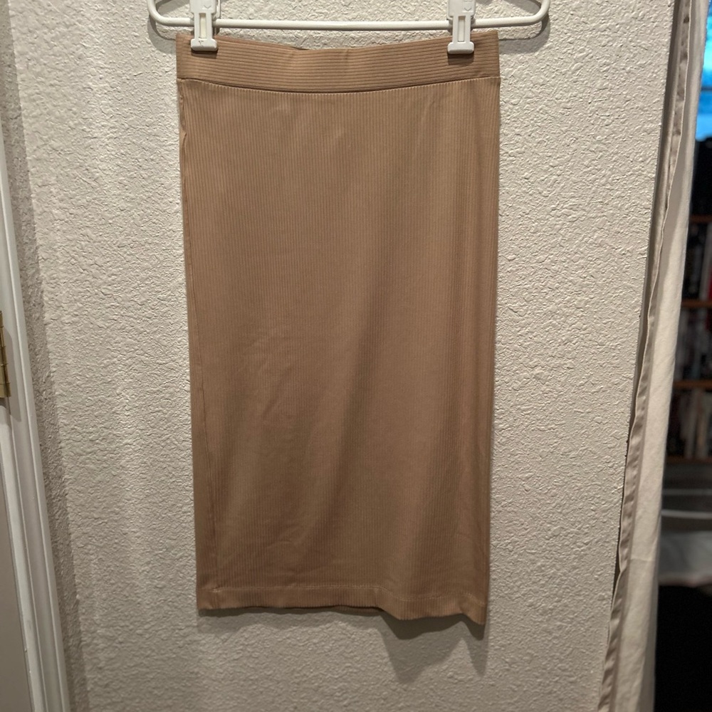 LOFT Beige Pencil Skirt
